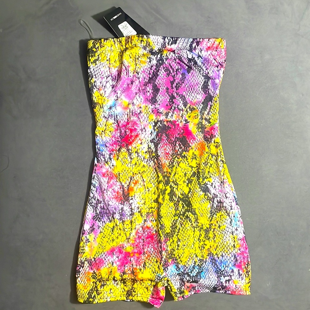 Snake Print Romper